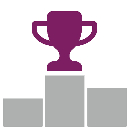 Podium trophy icon